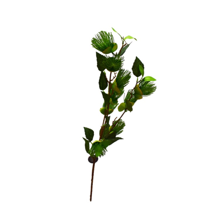 Planta artificiala cu 8 fire, Naimeed D3110, culoare Verde, 95 x 18 cm