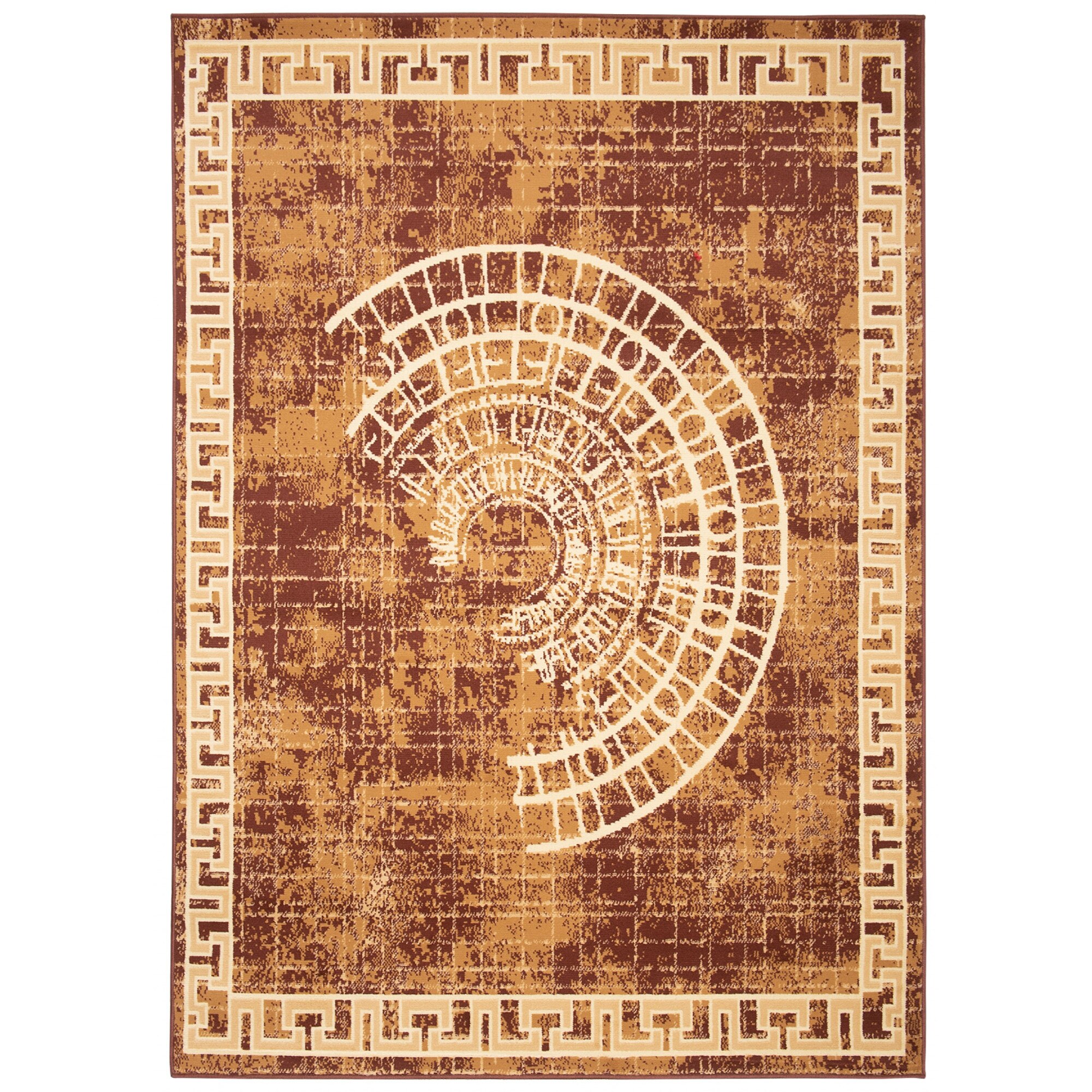 Covor Atena Modern Vintage Fe01A Bgx Maro 200x300