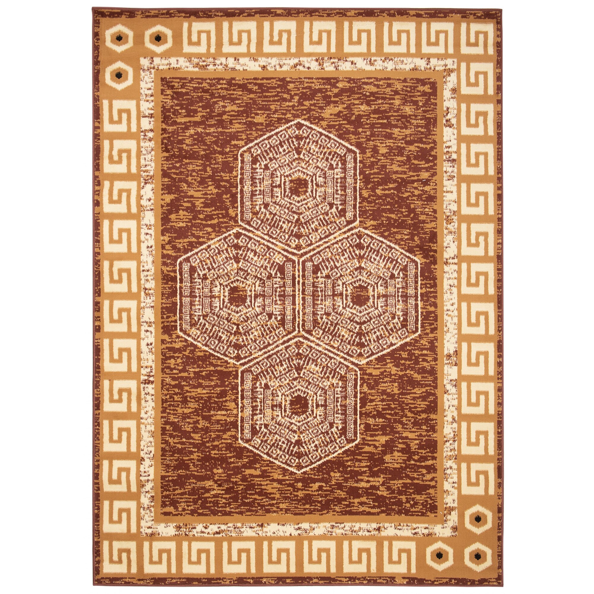 Covor Atena Modern Vintage Fh12A Bgx Maro 140x200