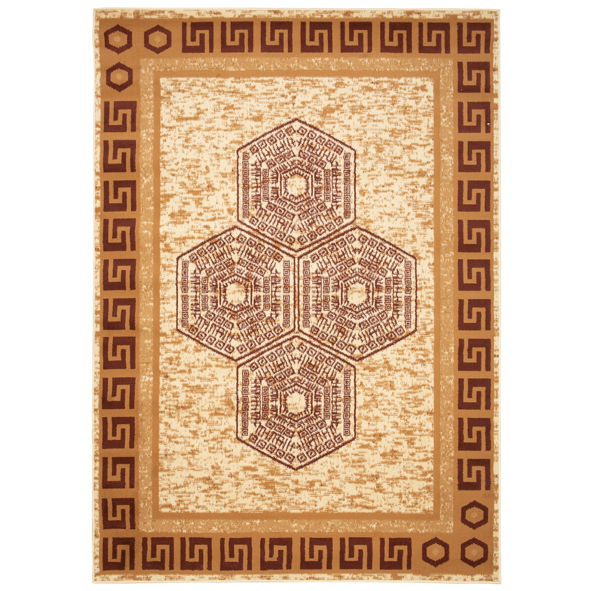 Covor Atena Modern Vintage Fh12A Bgx Cremos 80x150