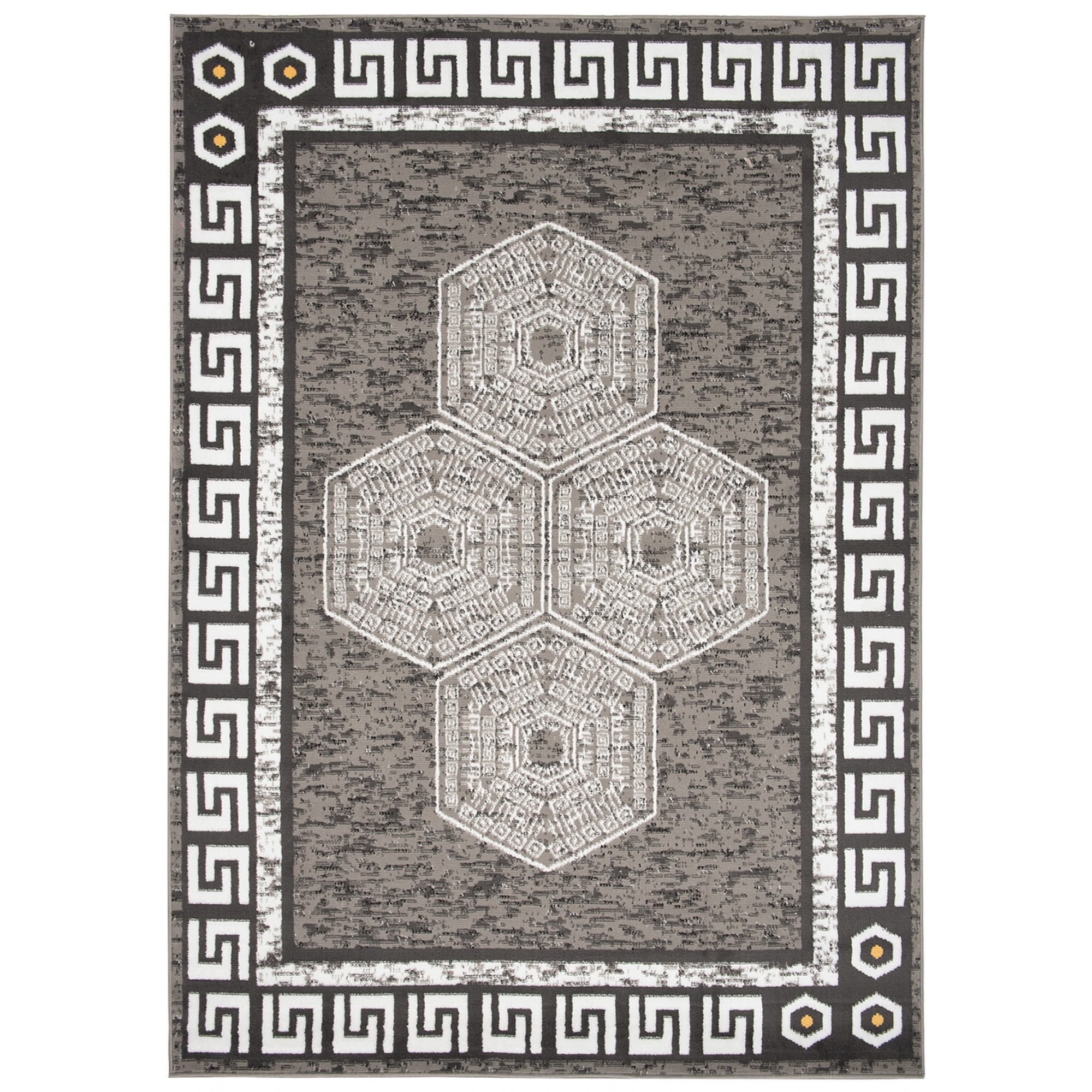 Covor Atena Modern Vintage Fh12A Crm Gri 200x300