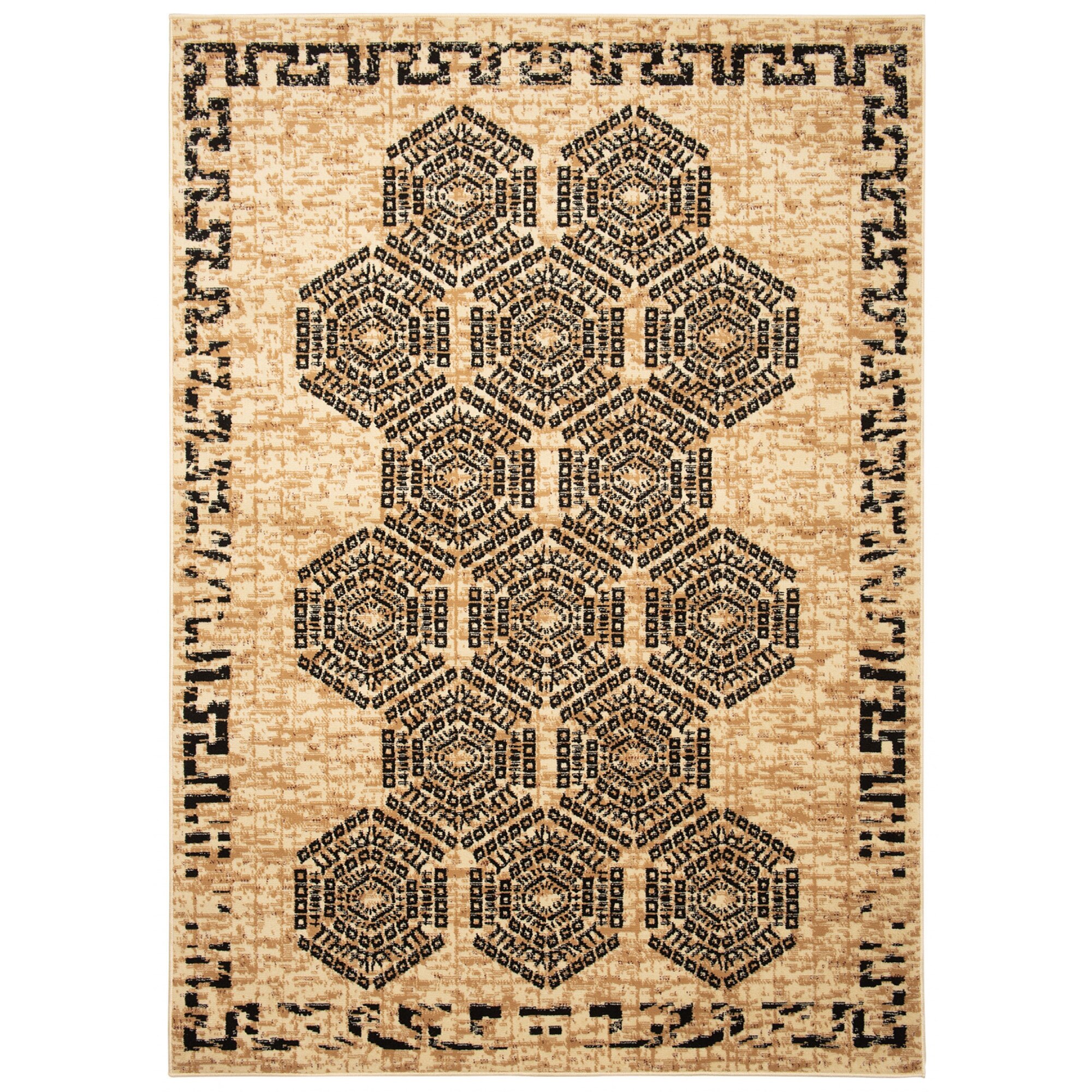Covor Atena Modern Vintage Fh13A Bgx Cremos 200x300