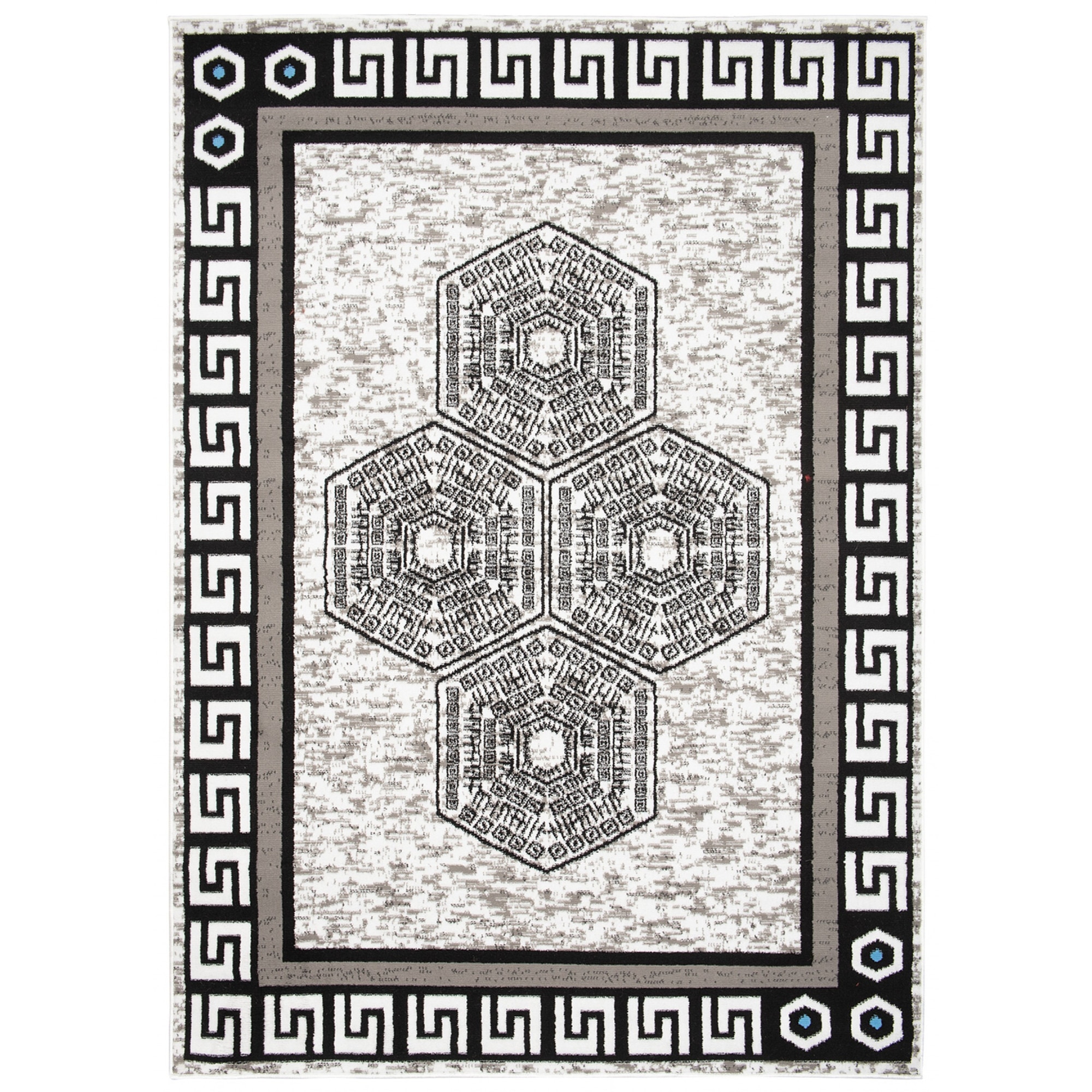 Covor Atena Modern Vintage Fh12B Eym Alb 200x300