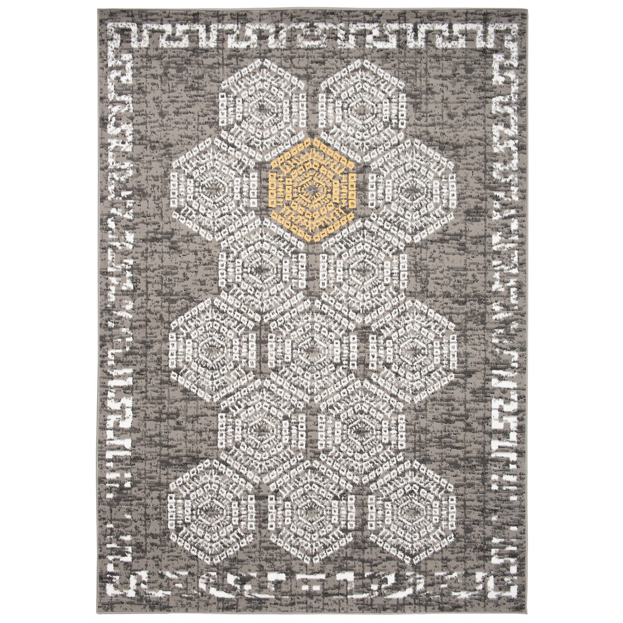 Covor Atena Modern Vintage Fh13A Eym Gri 80x150