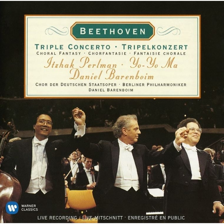 Itzhak Perlman, Yo Yo Ma, Daniel Barenboim - Beethoven - Triple Concerto (CD)
