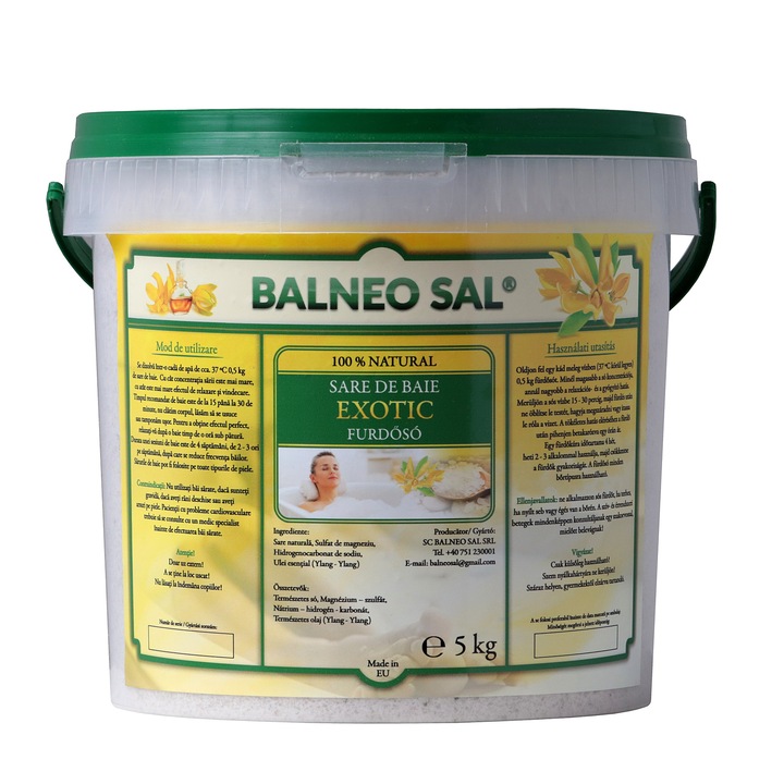 Balneo Sal EXOTIC Ylang - Ylang fürdősó, 5 kg