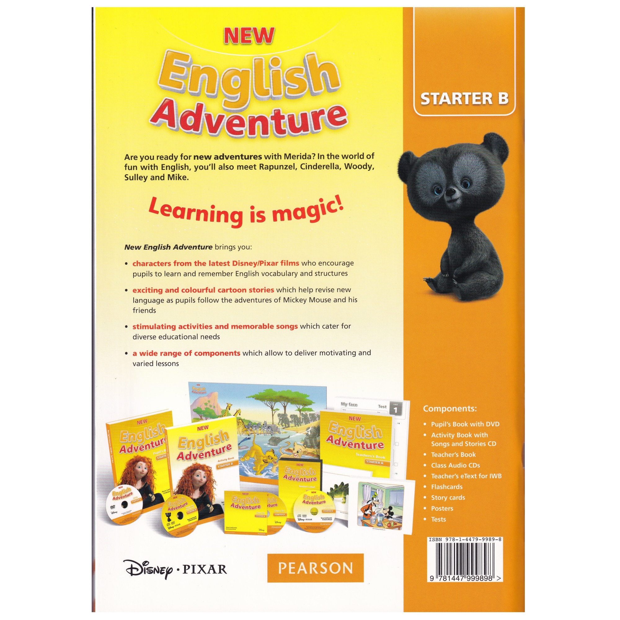 World of English story and songs 1〜12 New English Adventure, Activity Book, Level 1, 81 pagini