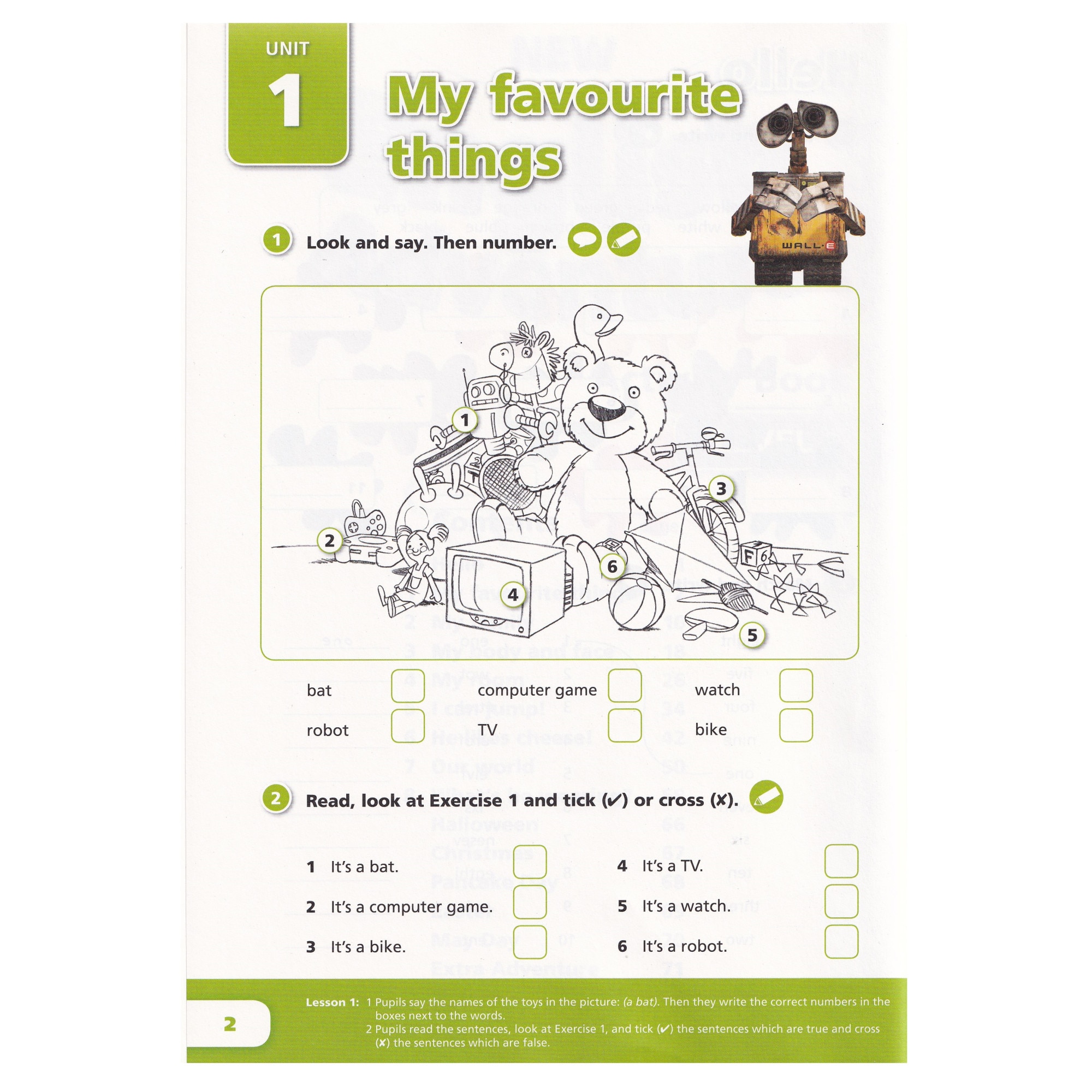 World of English story and songs 1〜12 New English Adventure, Activity Book, Level 1, 81 pagini