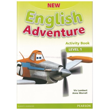 New English Adventure, Activity Book, Level 1, 81 pagini, Songs and Stories CD New English Adventure, Activity Book, Level 1, 81 pagini, Songs and Stories CD