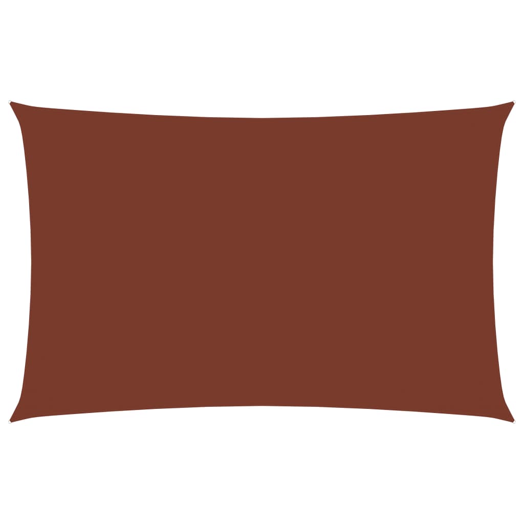 Copertina parasolar vidaXL, Tesatura oxford cu invelis din PU, 2,5 x 5 m, Portocaliu caramiziu