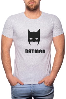 Tricou barbati, Batman, 100% Bumbac, GR27, Gri Tricou barbati, Batman, 100% Bumbac, GR27, Gri