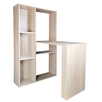 Birou Baber stejar alb, Unic Spot RO, stejar, 120x84x138 cm Birou Baber stejar alb, Unic Spot RO, stejar, 120x84x138 cm