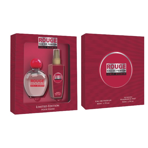 Caseta pentru femei, Rouge Apa de parfum 50 ml si Spray corp 50 ml