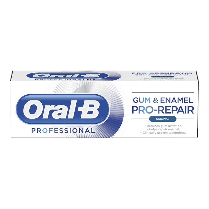 Oral-B Professional Gum & Enamel Pro-Repair Original fogkrém, 75 ml