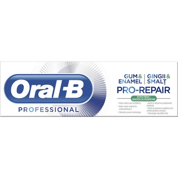 Pasta de dinti Oral-B Professional Gum & Enamel Pro-Repair Extra Fresh, 75 ml Pasta de dinti Oral-B Professional Gum & Enamel Pro-Repair Extra Fresh, 75 ml