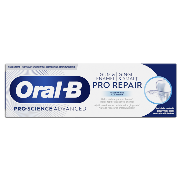 Паста за зъби Oral-B Professional Gum & Enamel Pro-Repair Gentle Whitening, 75 мл