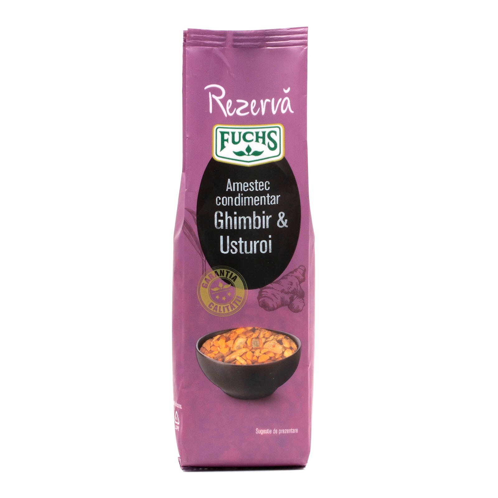 Amestec condimentar cu ghimbir si usturoi, rezerva rasnita, Fuchs, 100g