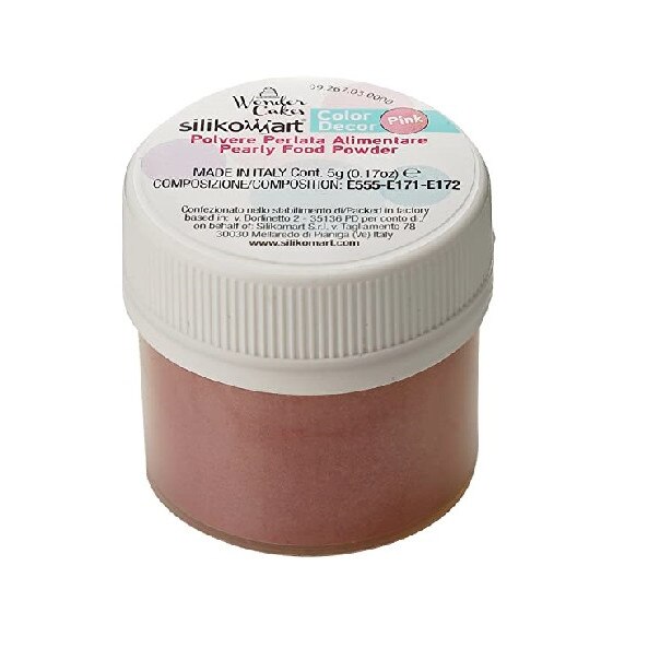 Colorant alimentar pudra, roz, Silikomart, 5 g