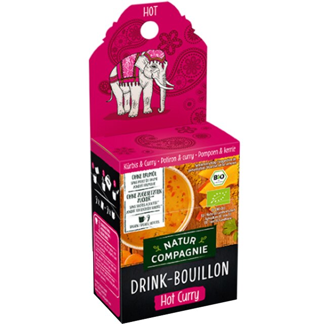 Supa de dovleac si curry, bio, Natur Compagnie 9 plicuri, 45g