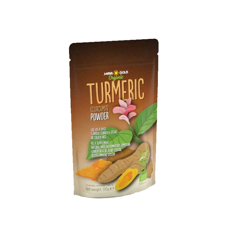 Pulbere Turmeric Bio-Vegan- Organic, Maya Gold, 100gr