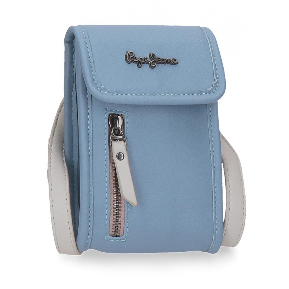 Geanta umar cu comp telefon Pepe Jeans Zaida, albastra