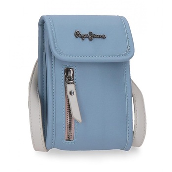 Geanta umar cu comp telefon Pepe Jeans Zaida, albastra Geanta umar cu comp telefon Pepe Jeans Zaida, albastra