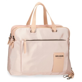 Geanta cu comp laptop/tableta Pepe Jeans Mia, roz Geanta cu comp laptop/tableta Pepe Jeans Mia, roz