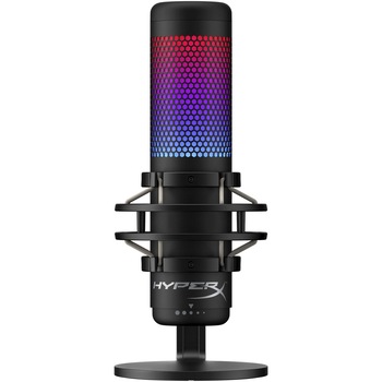 Microfon HyperX Quadcast S, moduri Stereo, Omnidirectional, Cardioid, Bidirectional, compatibil PC, PlayStation si Mac Microfon HyperX Quadcast S, moduri Stereo, Omnidirectional, Cardioid, Bidirectional, compatibil PC, PlayStation si Mac
