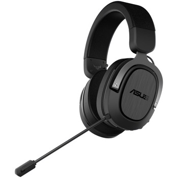Casti gaming wireless ASUS TUF Gaming H3 Wireless, 2.4 GHz, sunet surround 7.1, difuzoare 50mm, banda de sustinere din otel inoxidabil, compatibilitate multiplaforma, USB-C, Negru/Gri Casti gaming wireless ASUS TUF Gaming H3 Wireless, 2.4 GHz, sunet surround 7.1, difuzoare 50mm, banda de sustinere din otel inoxidabil, compatibilitate multiplaforma, USB-C, Negru/Gri