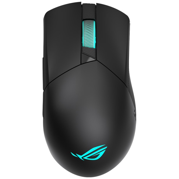 Mouse gaming wireless ASUS ROG Gladius III, switch-uri Omron, 19000 dpi, design exclusiv socket push-fit II, ROG Omni Mouse Feet, ROG Paracord, conectivitate triplu-mod (cu fir /2.4 GHz/Bluetooth), iluminare RGB Aura Sync, Negru