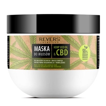 Masca de par cu ulei natural de canepa si CBD, Regenerare si Hidratare, Revers, 250 ml Masca de par cu ulei natural de canepa si CBD, Regenerare si Hidratare, Revers, 250 ml