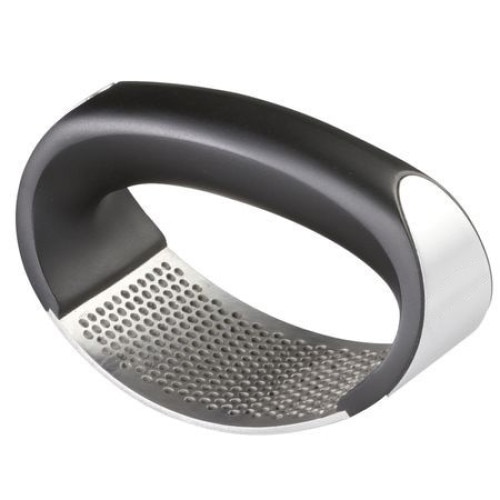 Presa manuala pentru usturoi Elastix, otel inoxidabil, negru