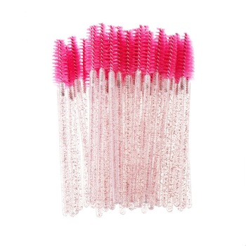 Set periute extensii gene, make-up, 50 buc, roz Set periute extensii gene, make-up, 50 buc, roz