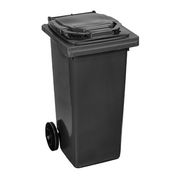 Pubela Profesionala idealStore EcoPub, cu capac, roti, Plastic de Inalta Densitate HPDE, Rezistenta la caldura-inghet, 120 l , Neagra Pubela Profesionala idealStore EcoPub, cu capac, roti, Plastic de Inalta Densitate HPDE, Rezistenta la caldura-inghet, 120 l , Neagra