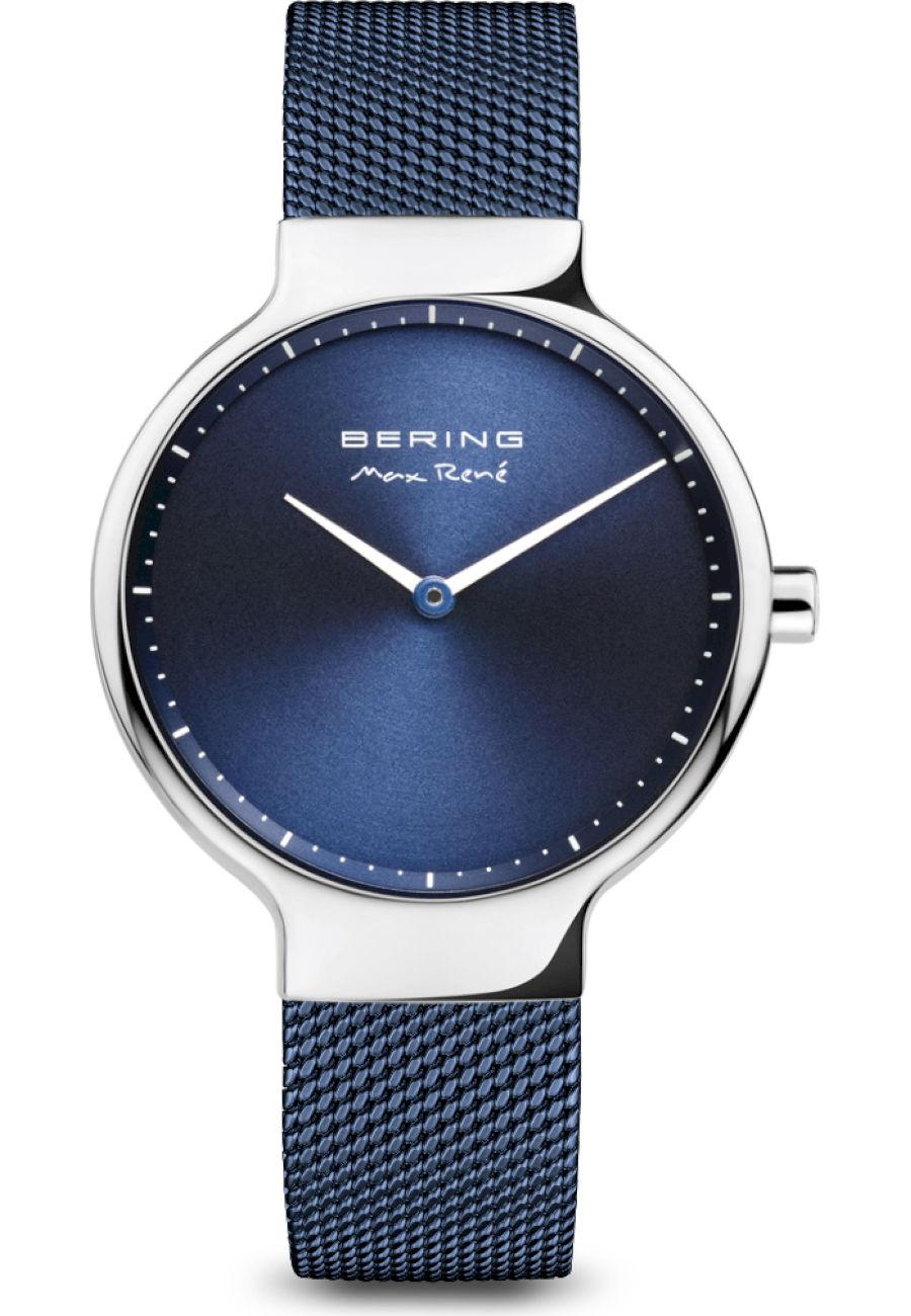 Ceas analogic, Bering, 15531-307, Quartz, 5 ATM, 31 mm, Albastru/Argintiu