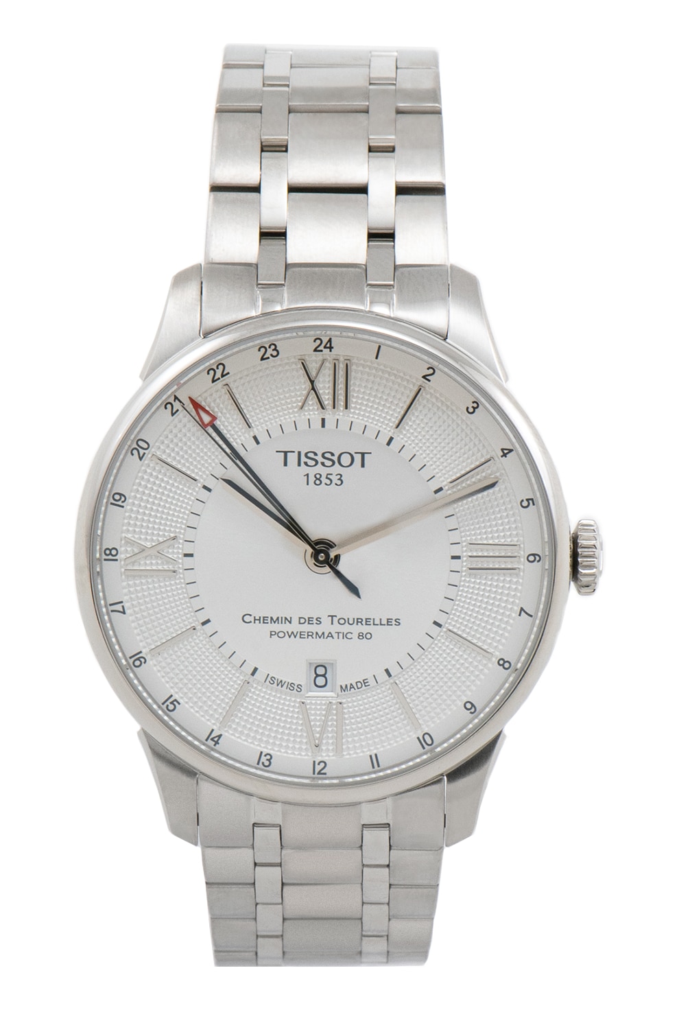 Tissot, Ceas automatic din otel inoxidabil, Argintiu