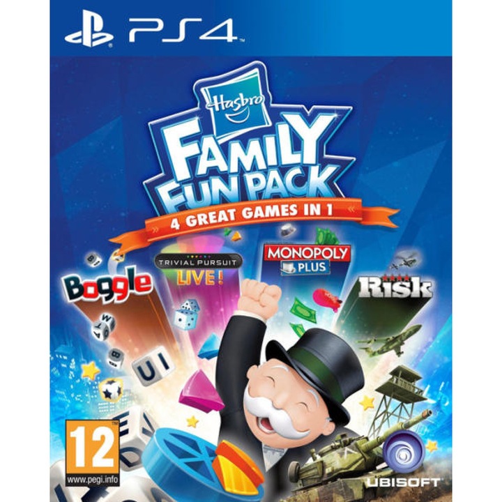 Hasbro Family Fun Pack PS4 játékszoftver