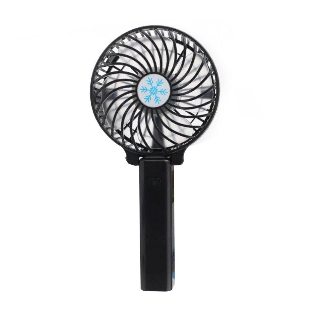 Mini Ventilator portabil si pliabil, trepte viteza, reincarcabil, cablu microUSB, Negru, BBL2222
