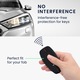 Husa cheie auto Kwmobile pentru Ford Fiesta IV, Focus III, Galaxy, Fusion, anti-alunecare, TPU, negru, rosu