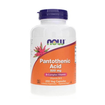 Pantothenic Acid (Vitamina B5), 500mg , Now Foods, 250 capsule Pantothenic Acid (Vitamina B5), 500mg , Now Foods, 250 capsule