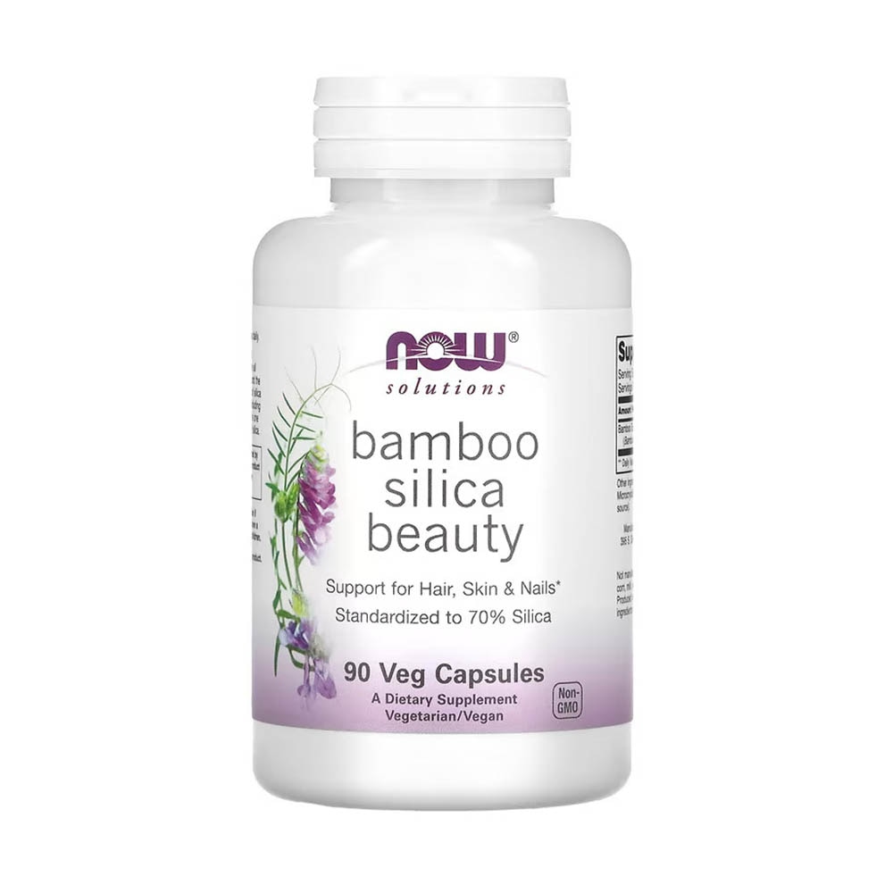 Bamboo Silica Beauty (Extract de Bambus), Now Foods, 90 capsule - eMAG.ro