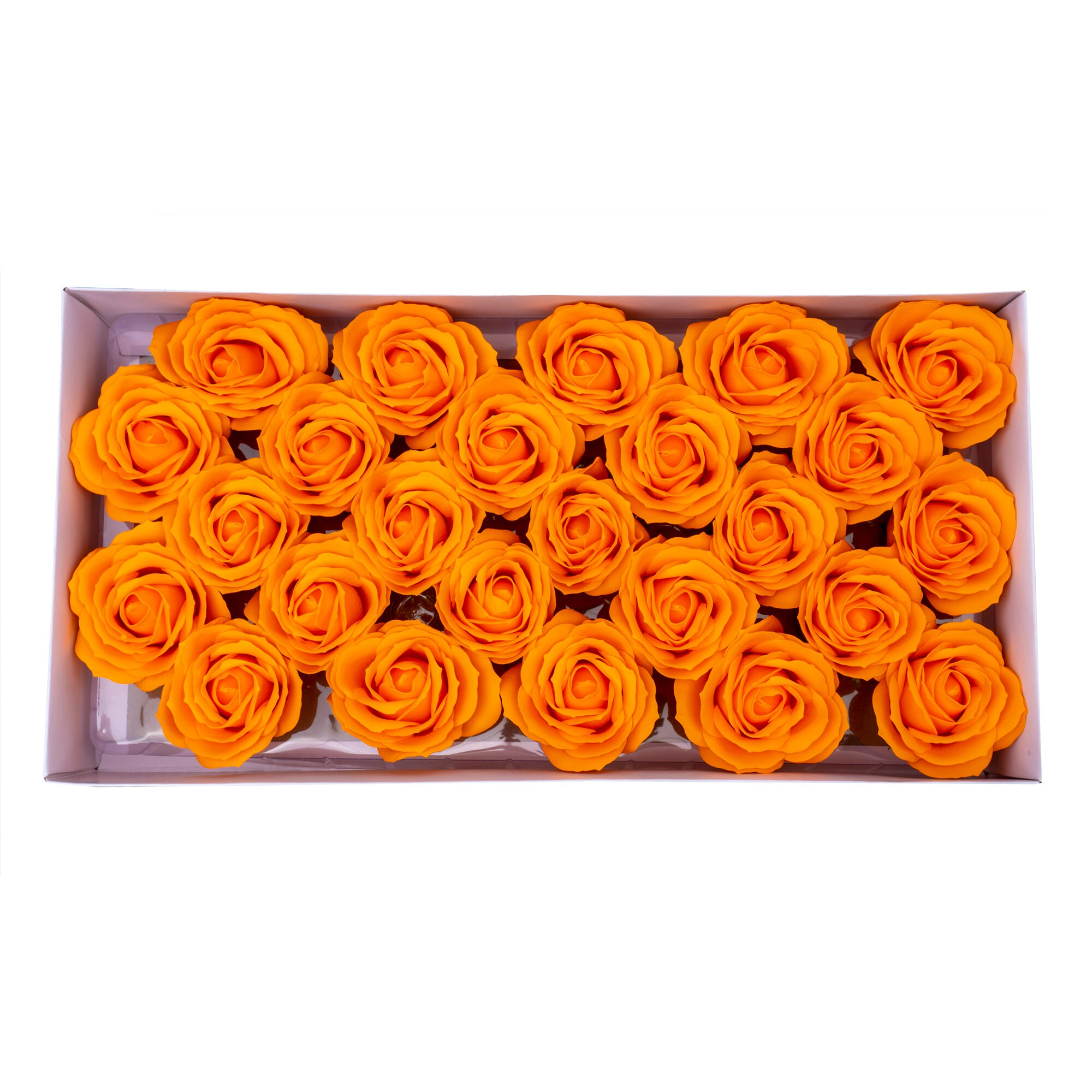 Trandafiri mari din sapun , 25 buc/Set , CD3443 - Portocaliu 24