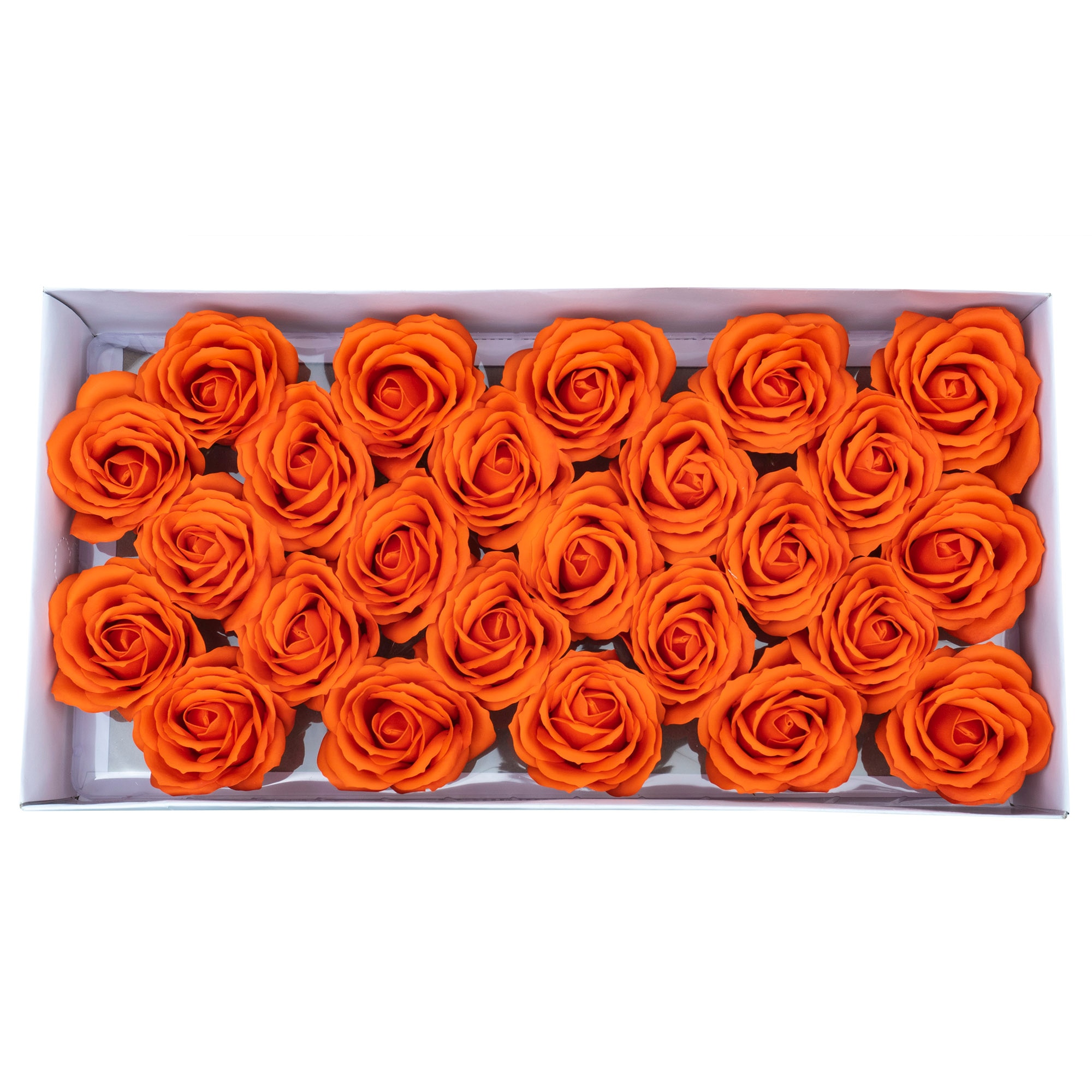Trandafiri mari din sapun , 25 buc/Set , CD3443 - Portocaliu 25
