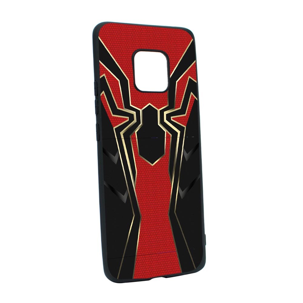 Husa Silicon Spiderman, compatibila cu Motorola Moto E7 Plus, rezistenta la uzura, anti-alunecare, B244