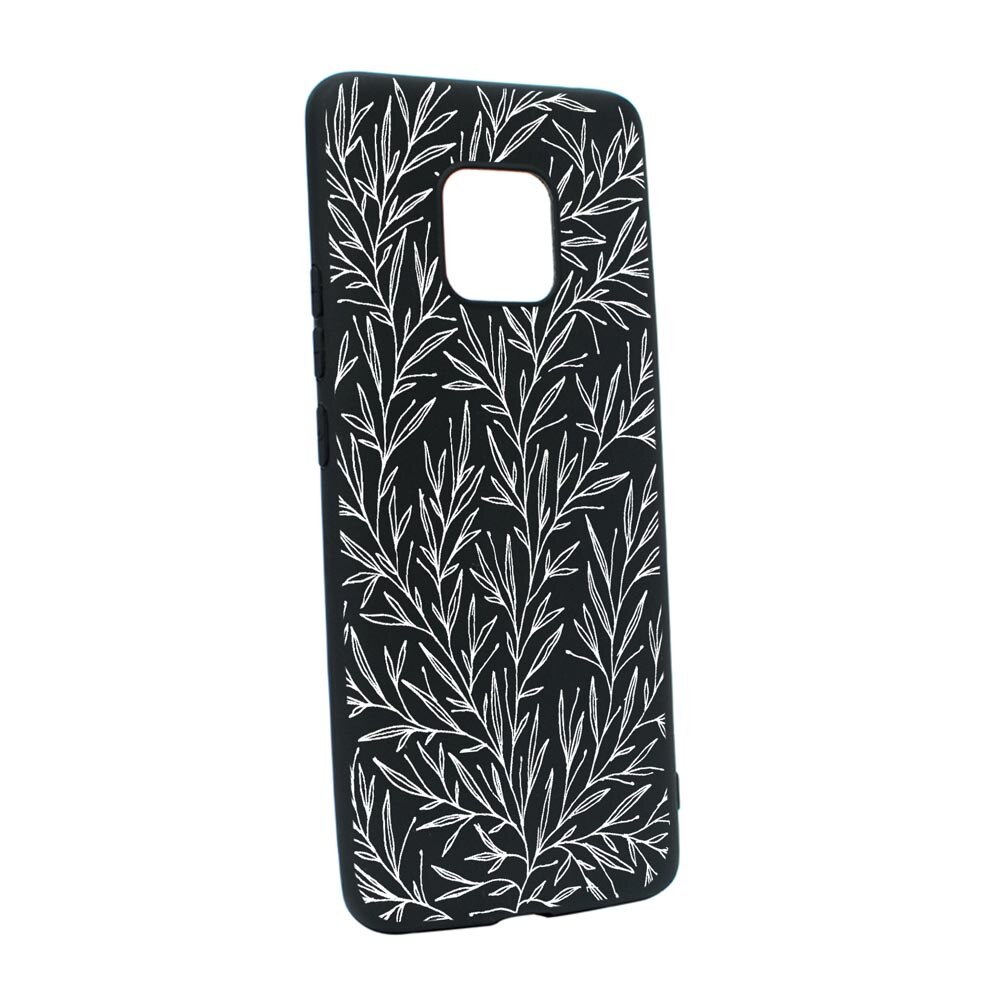 Husa Silicon Compatibila Cu Motorola Moto E7 Plus, Feathers, rezistenta la uzura, anti-alunecare, B17