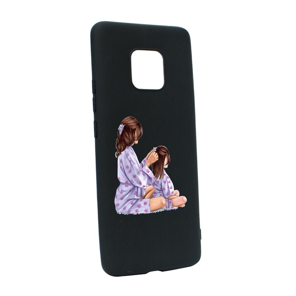 Husa Silicon Girl - Mom, compatibila cu Motorola Moto G9, rezistenta la uzura, anti-alunecare, B553