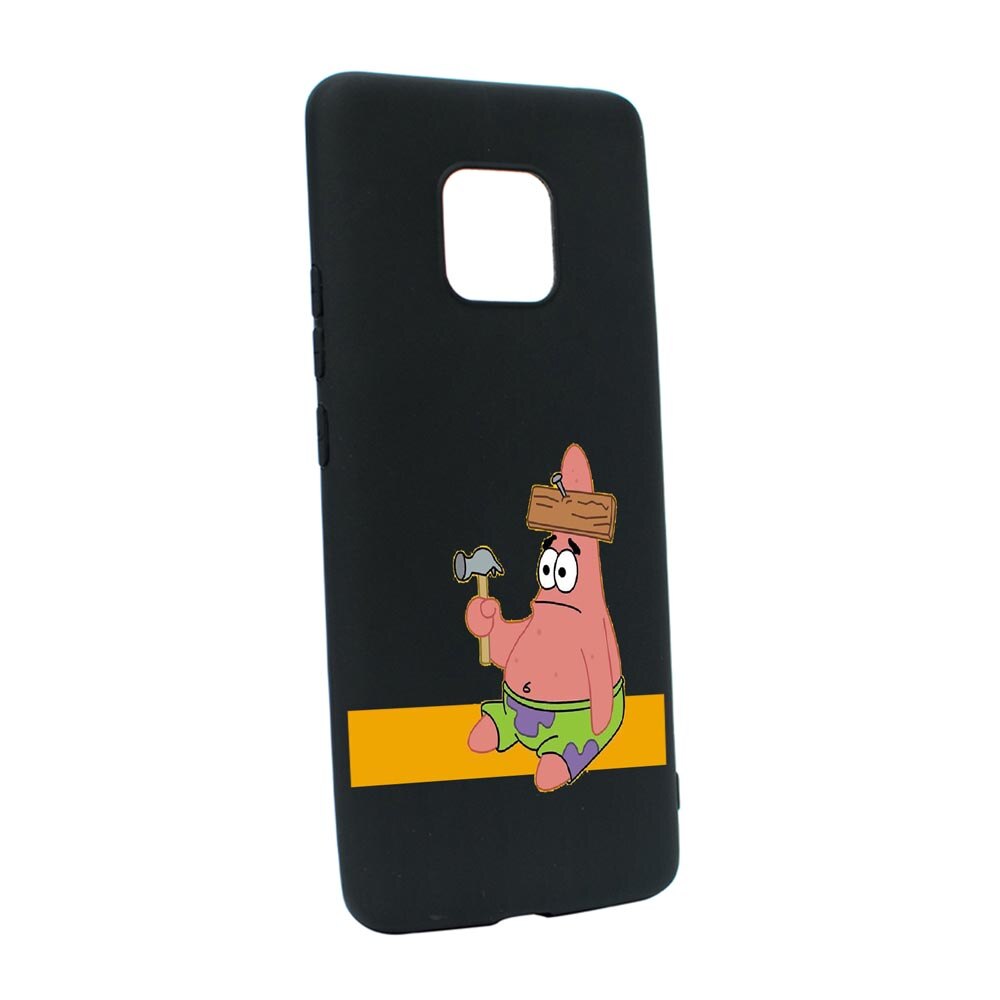 Husa Silicon Spongebob, compatibila cu Motorola Moto E7 Plus, rezistenta la uzura, anti-alunecare, B595