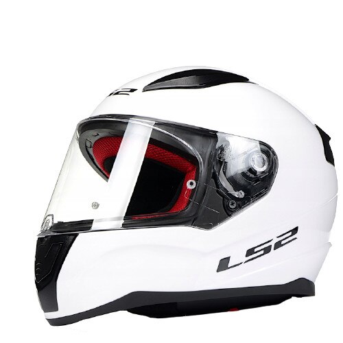 Casca moto, LS2, FF353 RAPID, Protectie UV, Rasina termoplastica, Alb, L