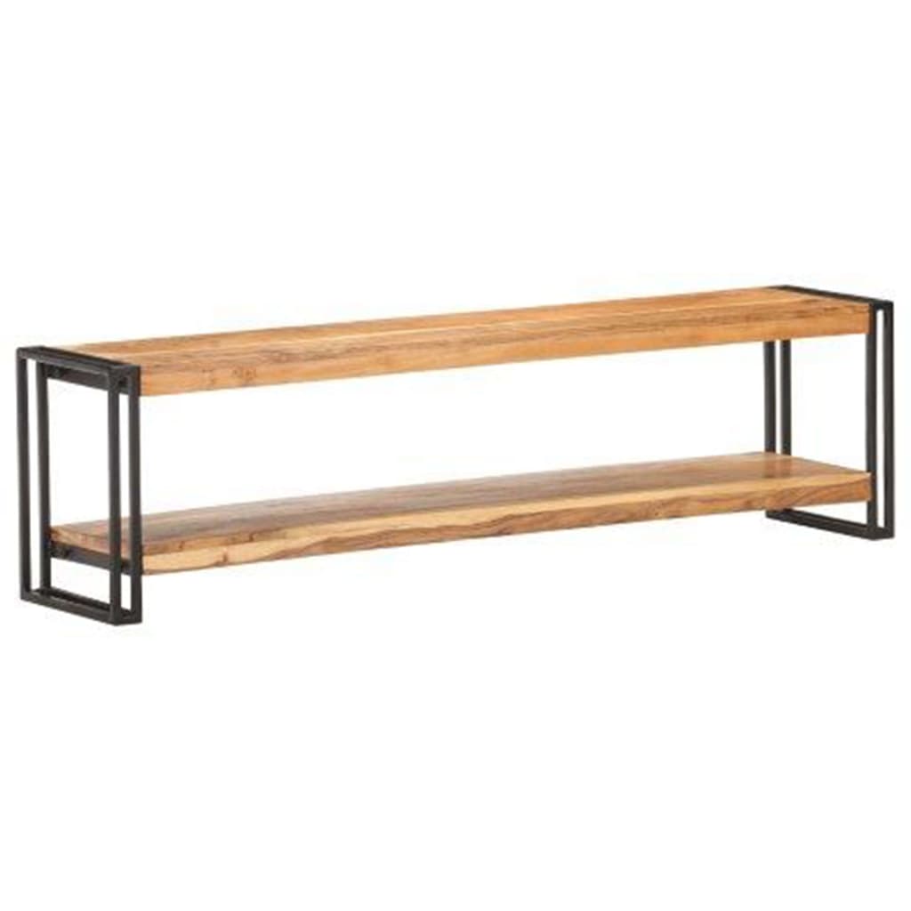 Comoda TV vidaXL, Lemn de acacia, 150 x 30 x 40 cm, Maro miere
