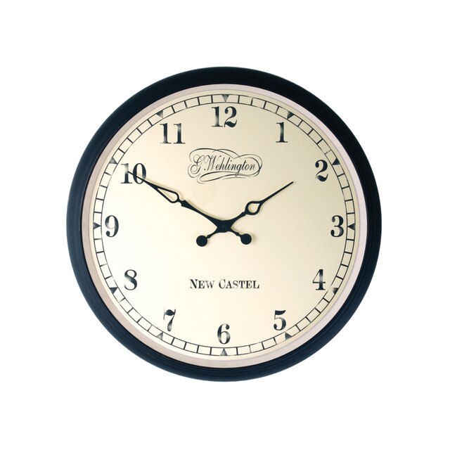 Ceas de perete,.NeXtime, 35 cm, Bej, plastic